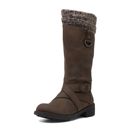 Vegan Brown Fashion Boot for Women by Rocket Dog