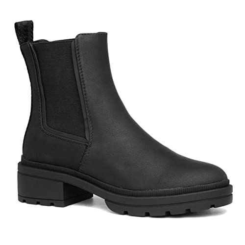 Rocket Dog Iggie Vegan Fashion Boot (Black, Size 6)