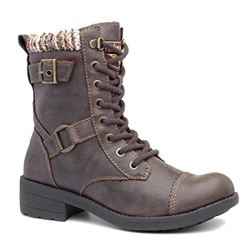 Vegan Brown Ankle Boots for Women