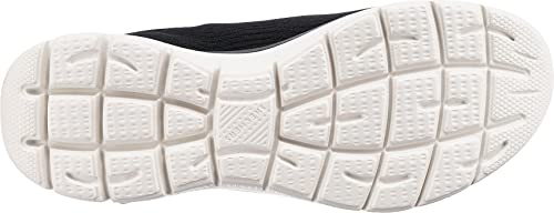 Black Mesh/Purple Trim Skechers Women's Sneakers - UK 6