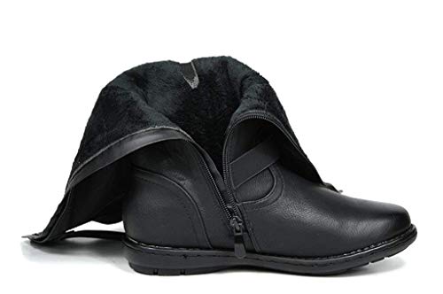 Vegan Fur-Lined Knee High Winter Boots - Size 9/7