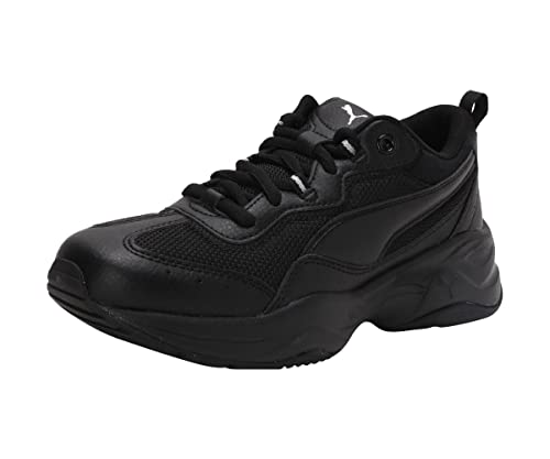 PUMA Women's Cilia Trainers, Black Silver Peach, UK 7