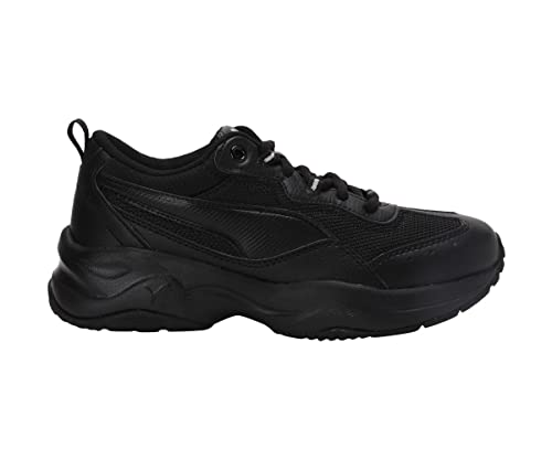 PUMA Women's Cilia Trainers, Black Silver Peach, UK 7
