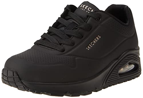 Skechers Women's Vegan Air Sneaker, Black, 5 UK