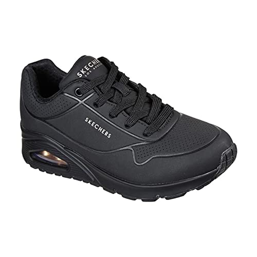 Skechers Women's Vegan Air Sneaker, Black, 5 UK