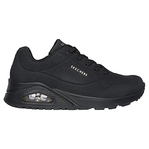 Skechers Women's Vegan Air Sneaker, Black, 5 UK