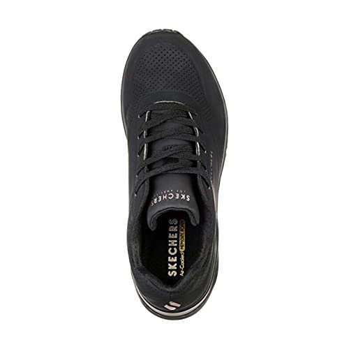 Skechers Women's Vegan Air Sneaker, Black, 5 UK