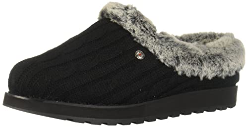 Vegan Black Slip On Shoes - Skechers Keepsakes