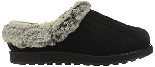 Vegan Black Slip On Shoes - Skechers Keepsakes