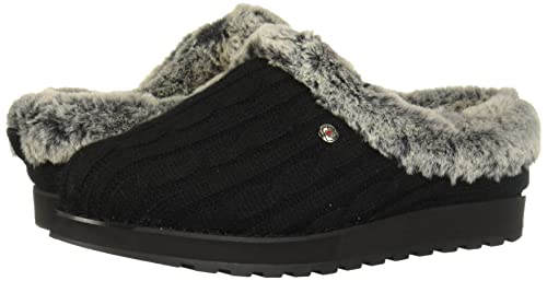 Vegan Black Slip On Shoes - Skechers Keepsakes