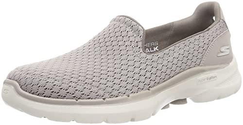 Vegan Taupe Sneaker: Skechers Women's GO Walk 6