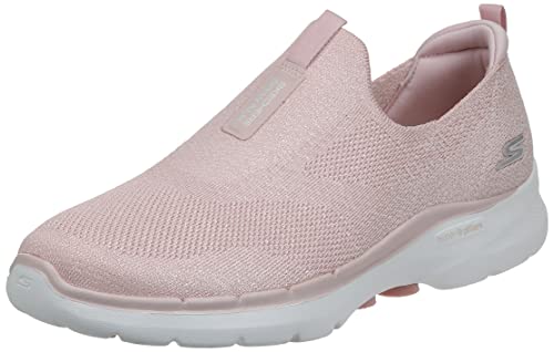 Skechers GO Walk 6 Glimmering Sneaker - Vegan, Lt Pink