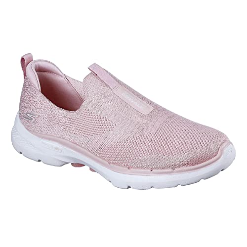 Skechers GO Walk 6 Glimmering Sneaker - Vegan, Lt Pink
