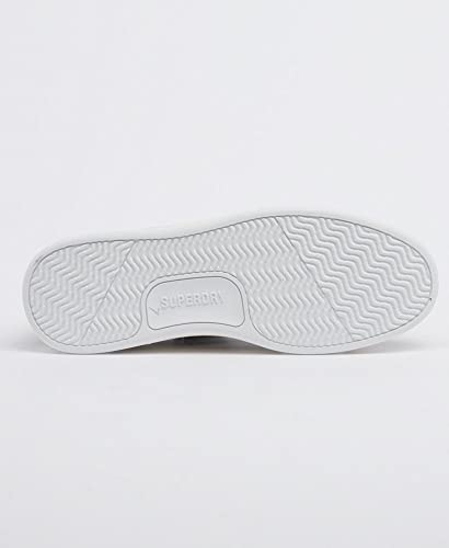 Superdry Vegan Basket OV Low Trainer Sneaker (Black/White)