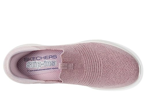 Vegan Skechers Ultra Flex Sneaker, Mauve Trim, Size 5