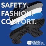 Vegan Black Men's Slip Resistant Trainers