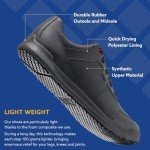 Vegan Black Men's Slip Resistant Trainers