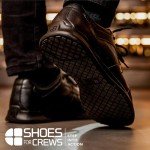 Vegan Black Men's Slip Resistant Trainers