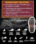 Caiman Vegan Waterproof Safety Hiker, Black/Graphite
