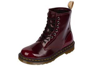 Vegan Dr. Martens Boot: Cherry Red Classic 4UK