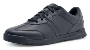 Vegan Black Men's Slip Resistant Trainers
