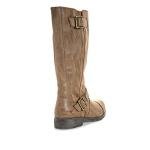 Rocket Dog Vegan Biker Boots, Brown, Women's UK 6