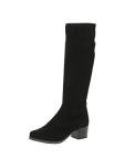 Black Vegan Calf Boot - Women's Size 6.5 UK