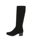 Black Vegan Calf Boot - Women's Size 6.5 UK