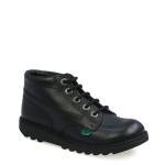 Vegan Black Kids Kickers Hi Boots (UK 6)