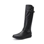 Vegan Fur-Lined Knee High Winter Boots - Size 9/7