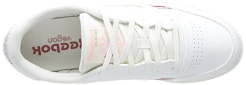 Reebok Women's Club C 85 Vegan Sneaker, Chalk Pink