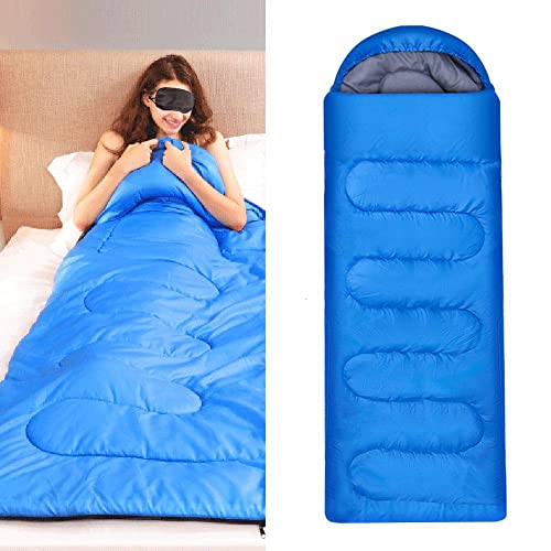 Yaheetech Lightweight Single Envelope Sleeping Bag, Blue