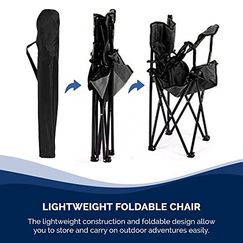 Portable Folding Camping Chair, Lightweight with Cup Holder