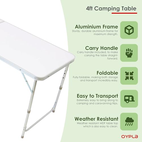 Portable 4ft Camping Kitchen Work Top
