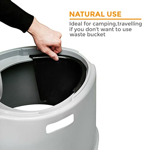 Portable Compact Toilet for Camping and Hiking