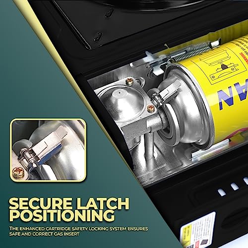 Portable Camping Stove with Case & Butane Gas