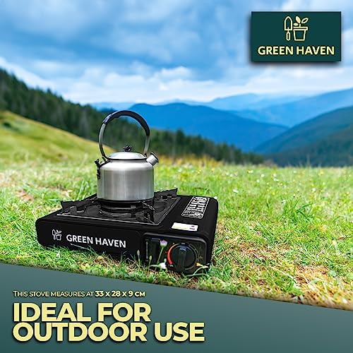 Portable Camping Stove with Case & Butane Gas