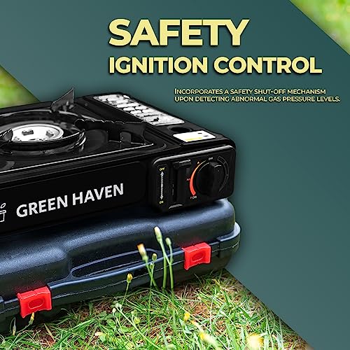 Portable Camping Stove with Case & Butane Gas