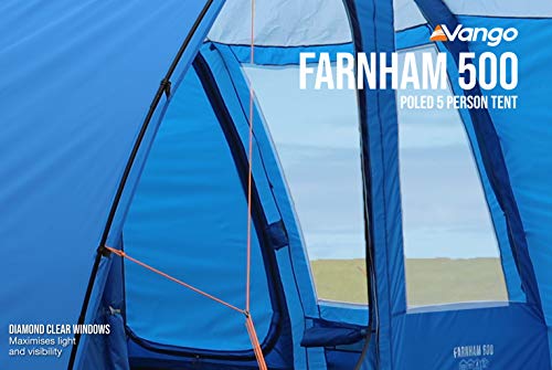 Vango Family Tunnel Tent, River Blue - 500