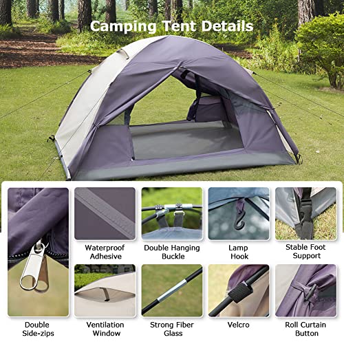 Waterproof Camping Tent for 2 People