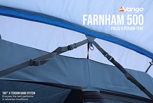 Vango Family Tunnel Tent, River Blue - 500