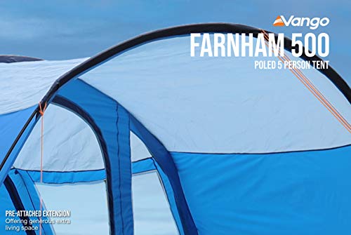 Vango Family Tunnel Tent, River Blue - 500