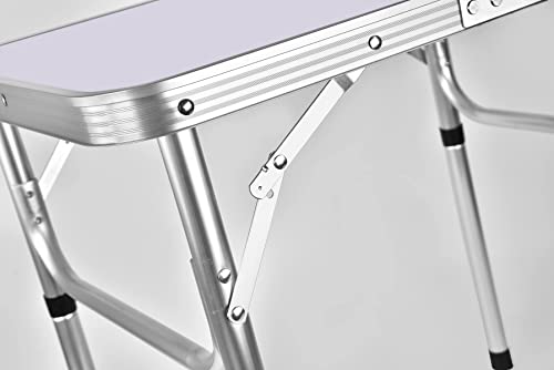 Portable Folding Camping Table, Outdoor Indoor, 2ft