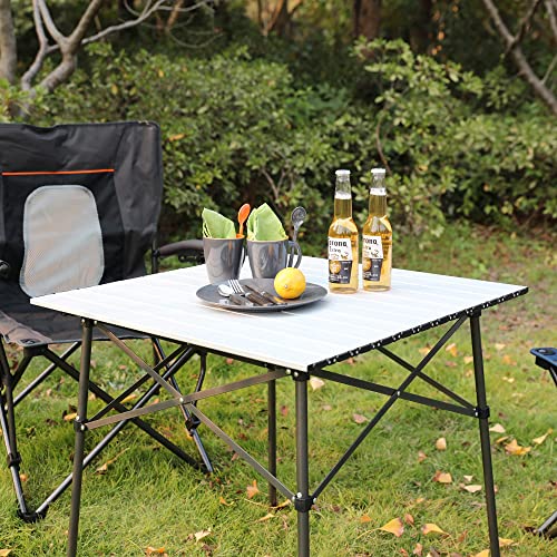 Folding Aluminium Camping Table - Compact, Portable & Sturdy