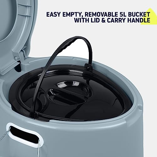Hillington 5L Portable Camping Toilet - Compact and Lightweight