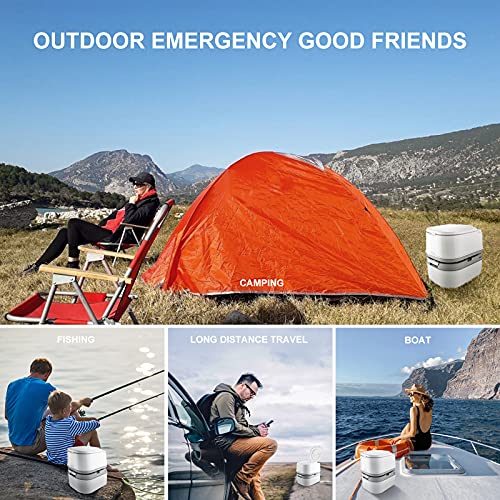 24L Portable Camping Toilet with Waste Level Indicator