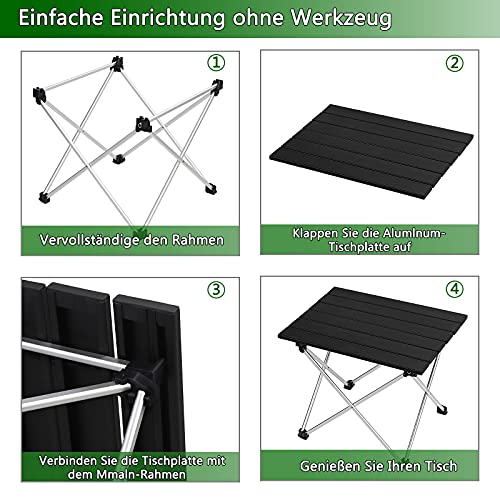 Portable Camping Table - Lightweight Outdoor Folding Picnic Table