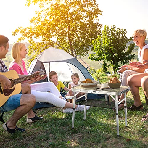 Adjustable Portable Camping Table - Lightweight and Compact