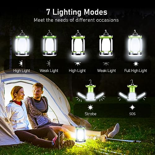 Rechargeable Camping Lantern: Ultra Bright, 7 Light Modes