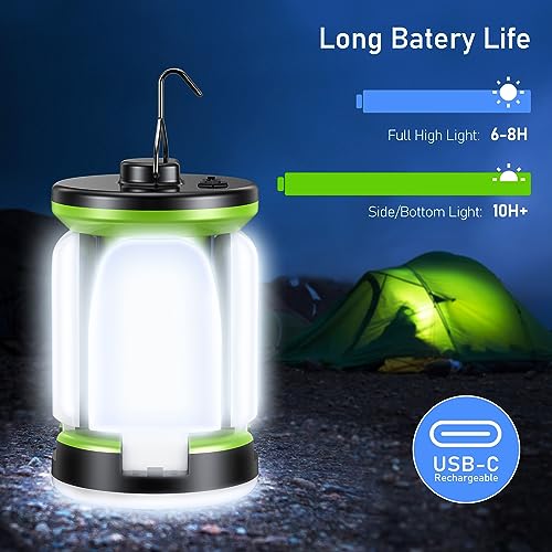 Rechargeable Camping Lantern: Ultra Bright, 7 Light Modes